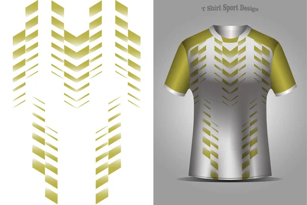 Bir Spor Tişörtü Tasarımının Vektör Çizimi — Stok Vektör
