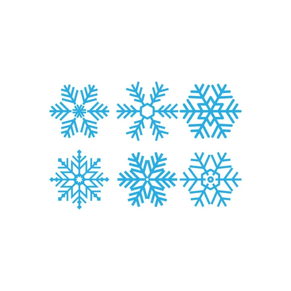あなたのビジネスのための創造的な雪のロゴデザインです — ストックベクタ