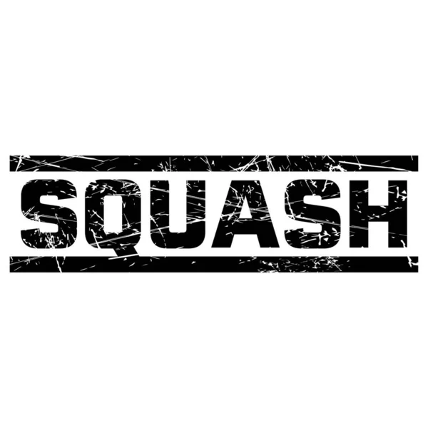 Text Squash Two Black Lines Gray Background — Stock Vector