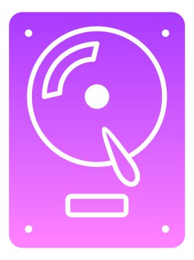 cd disk simgesinin vektör illüstrasyonu