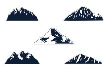Dağların vektör çizimi