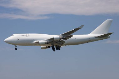 Kargo uçağı New Jork JFK Havaalanına iniyor..