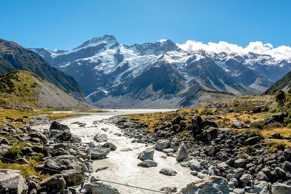 Hooker Valley Track Cook National Park South Island New Zealand — Stock Photo, Image