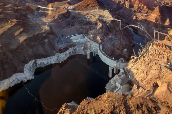 Bird Eye View Hoover Dam Nevada — Stock Photo, Image