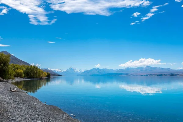 Una Hermosa Toma Del Lago South Island Nueva Zelanda —  Fotos de Stock