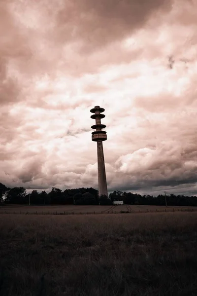 Una Antigua Torre Comunicación Cerca Redon Ille Vilaine Corazón Bretaña — Foto de Stock