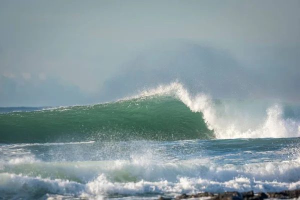 Krásný Záběr Tyrkysové Vlny Oceánu Jeffreys Bay Jižní Afrika — Stock fotografie