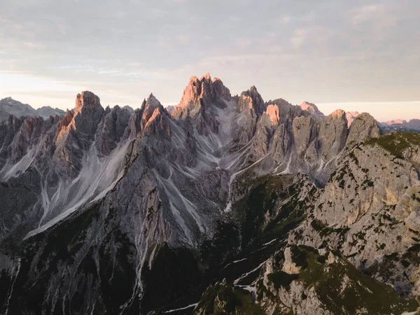 Горный Массив Tre Cime Lavaredo Италии — стоковое фото