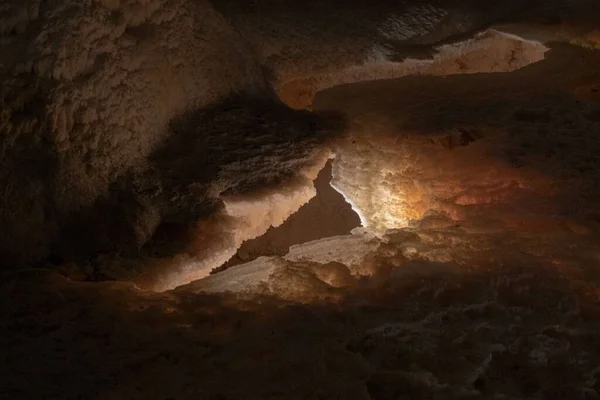 Uma Bela Foto Carste Das Cavernas Frasassi Itália — Fotografia de Stock