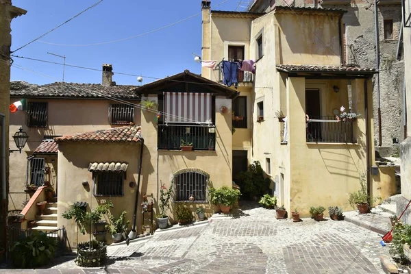 Beau Cliché Des Vieilles Maisons Village Altomonte Région Calabre Italie — Photo