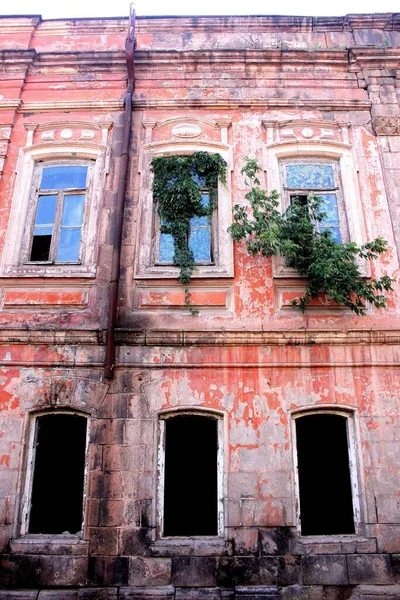 Außenansicht Eines Alten Gebäudes Gyumri Armenien — Stockfoto