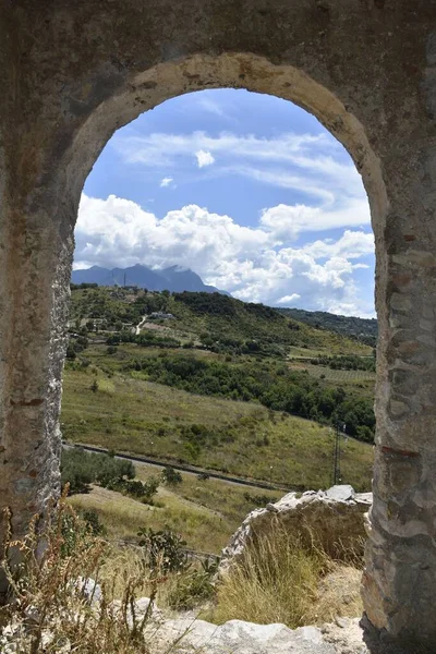 Ein Verlassenes Gebäude Der Region Kalabrien Italien — Stockfoto
