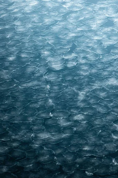 Krásný Výhled Povrch Studené Oceánské Vody Vlnami — Stock fotografie