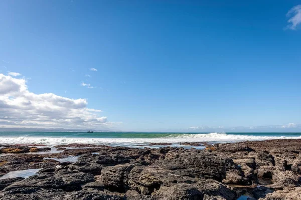 Una Vista Panorámica Costa Rocosa Bahía Jeffreys Sudáfrica — Foto de Stock
