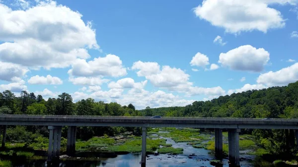 Una Bella Foto Del Fiume Haw Pittsboro — Foto Stock