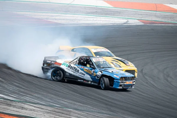 Bmw E30 Pick Skidding Battles Valencia Racing Circuit — Stock Photo, Image