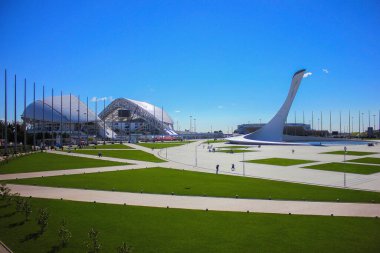 Rusya 'da güneşli bir günde Soçi Olimpiyat Parkı