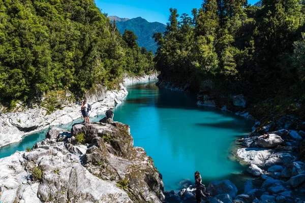 Een Schilderachtige Opname Van Hokitika Gorge Westland District West Coast — Stockfoto