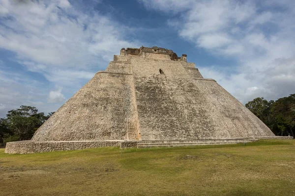 Pirâmide Maia Mágico Espanhol Piramide Del Adivino Estrutura Mais Alta — Fotografia de Stock