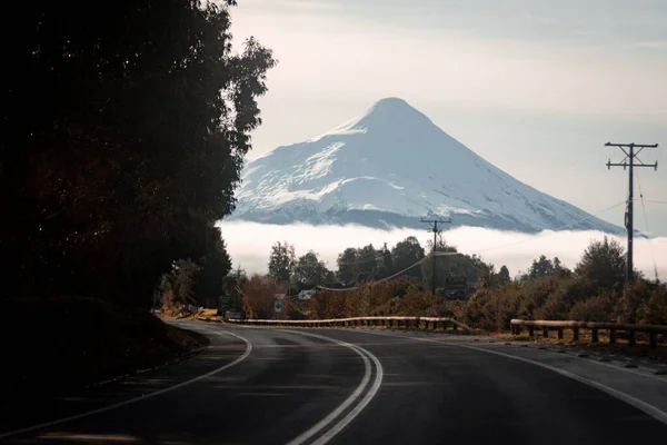 Een Route Naar Osorno Vulkaan Pucon Puerto Varas Chili — Stockfoto