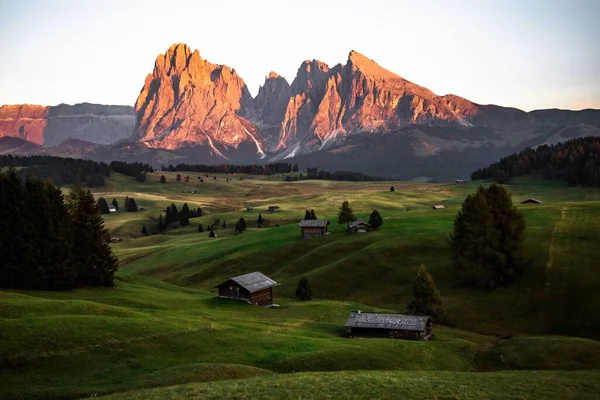 イタリアのアルプ シウシ草原の風景 — ストック写真