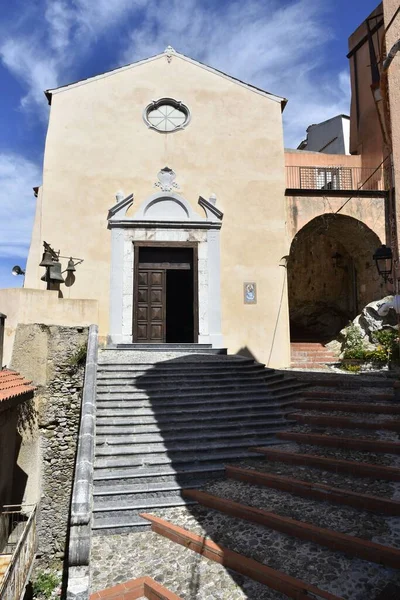 Talya Nın Calabria Bölgesinde Bir Köyde Eski Bir Kilise — Stok fotoğraf