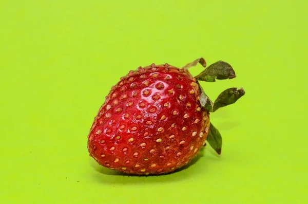 色彩艳丽的新鲜草莓果香 — 图库照片