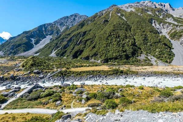 Hooker Valley Track Cook National Park South Island Nieuw Zeeland — Stockfoto