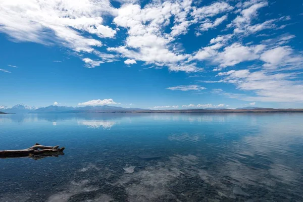 Güney Adası Yeni Zelanda Daki Gölü Nün Güzel Bir Görüntüsü — Stok fotoğraf