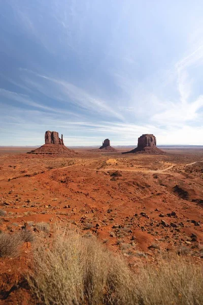 Eine Wunderschöne Landschaft Der Westlichen Und Östlichen Mitten Buttes Arizona — Stockfoto