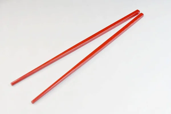 Chopsticks São Pares Moldados Varas Igual Comprimento Origem Chinesa Que — Fotografia de Stock