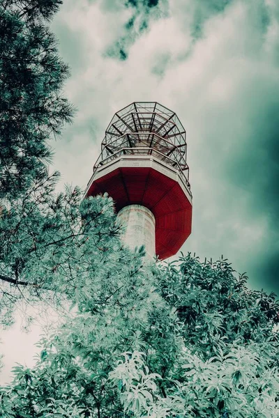 Una Antigua Torre Comunicación Cerca Redon Ille Vilaine Corazón Bretaña —  Fotos de Stock