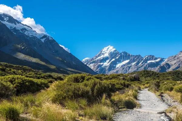 Hooker Valley Track Cook National Park South Island New Zealand — Stock Photo, Image