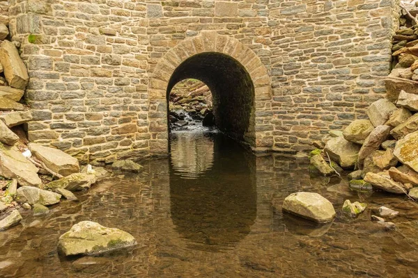 Veduta Della Diga Del Lago Roland Baltimora Maryland — Foto Stock