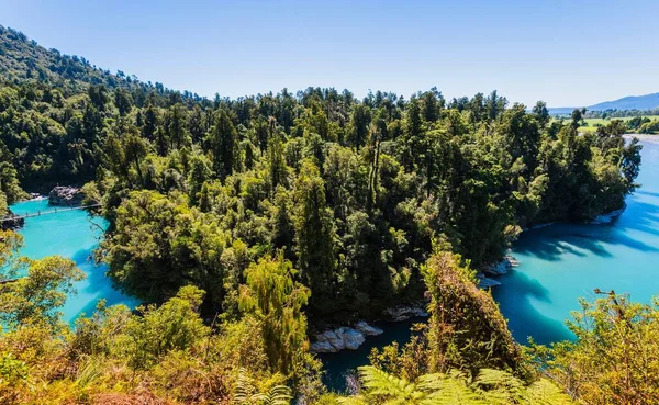 Malebný Záběr Soutěsky Hokitika Okrese Westland Západním Pobřeží Nového Zélandu — Stock fotografie