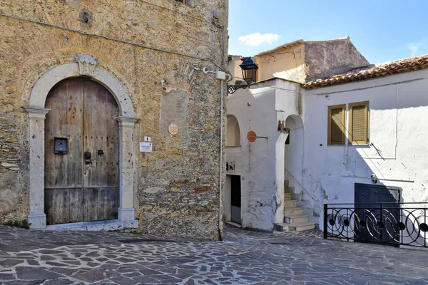 Die Häuser Einem Alten Dorf Der Region Kalabrien Italien — Stockfoto