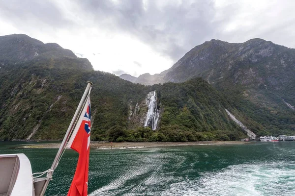 Uma Bela Foto Milford Sound South Island Nova Zelândia — Fotografia de Stock