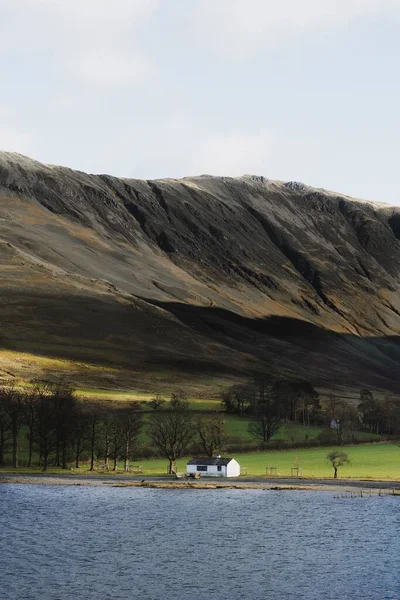 House Located Buttermere Lake Lake District Located United Kingdom — Stock Photo, Image