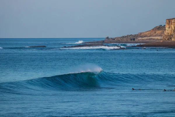 Une Vague Parfaite Dans Une Plage Spot Surf — Photo