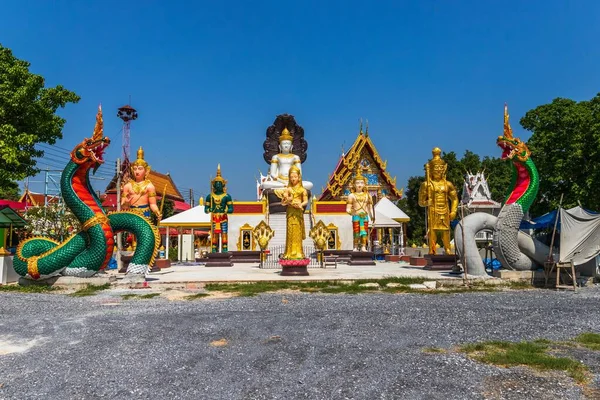 Una Hermosa Vista Del Templo Buddhist Wat Saeng Kaeo Phothiyan — Foto de Stock