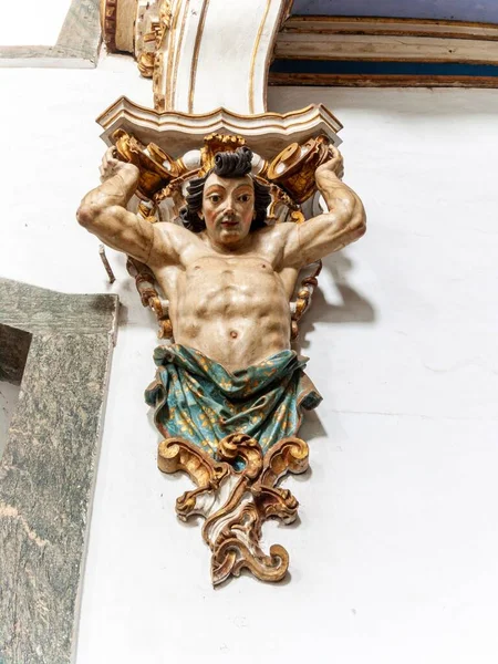 Sabara Történelmi Városa Carmo Miasszonyunk Temploma Aleijadinho Mester Antonio Francisco — Stock Fotó