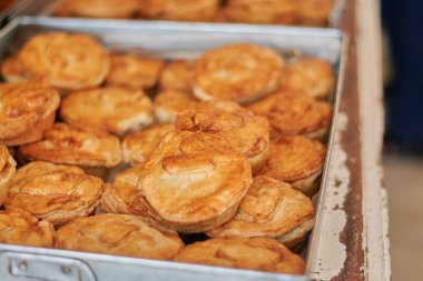 Pastaların yakın plan çekimi.