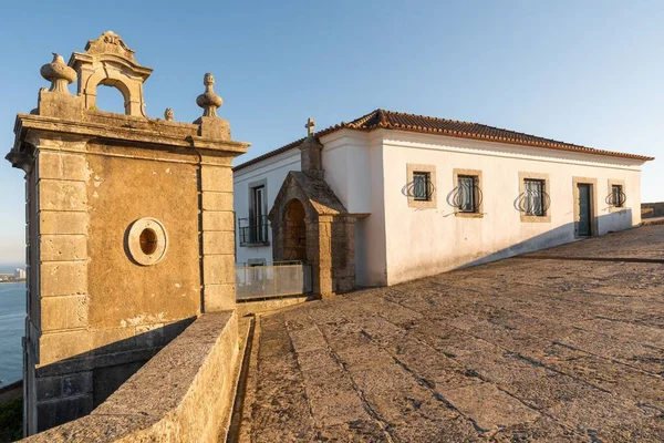 Sao Filipe Inn Het Sao Filipe Fort Gelegen Stad Setubal — Stockfoto