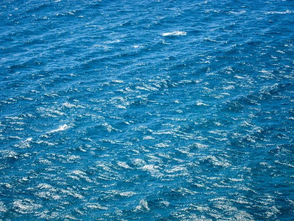大西洋中午的蓝水结构模式 — 图库照片