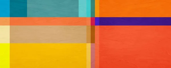 Minimalistische Geometrische Abstracte Kunst Met Prachtige Kleuren Perfect Voor Het — Stockfoto