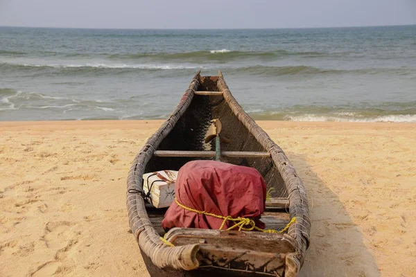 Vietnamesisches Holzboot Strand Von Hue Vietnam — Stockfoto