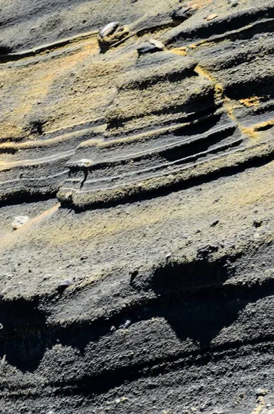 Naadloze Gekleurde Droge Geharde Vulkanische Lava Textuur — Stockfoto