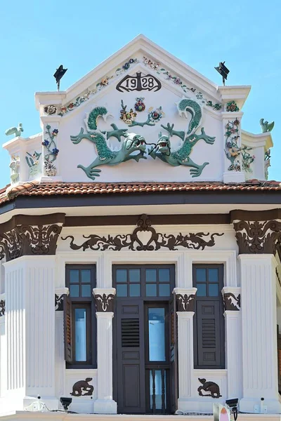 Estilo Arquitetônico Sudeste Asiático Uma Mistura Única Arquitetura Tradicional Malaia — Fotografia de Stock