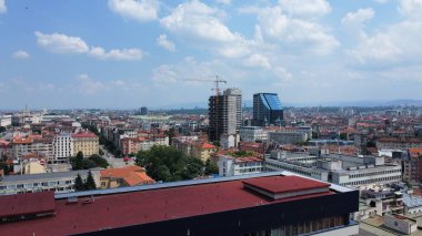 Gündüzleri havadan bir hava manzarası