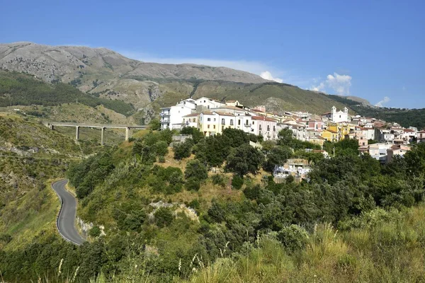 Une Belle Vue Sur Les Bâtiments San Nicola Arcella Dans — Photo